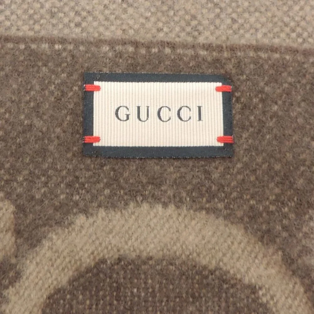 Gucci Scarf Wool Brown - Picture 6 of 6